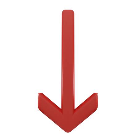 Down Arrow  3D Icon