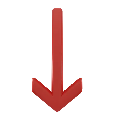 Down Arrow  3D Icon