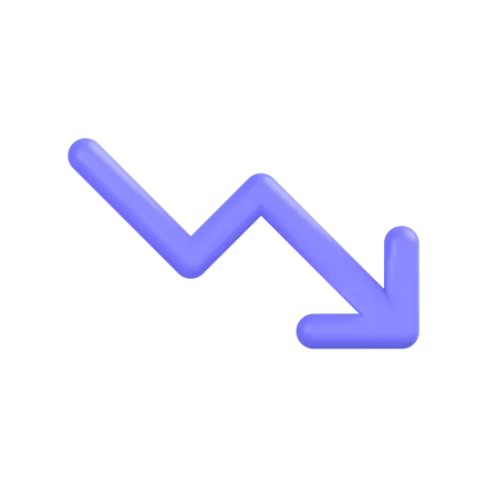 Down-growth  3D Icon