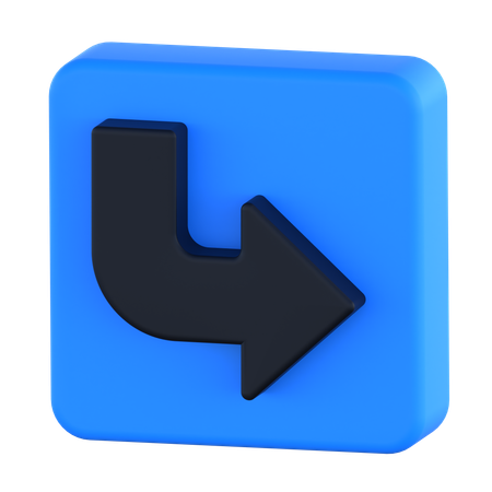 Down Left  3D Icon