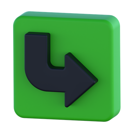 Down Left  3D Icon