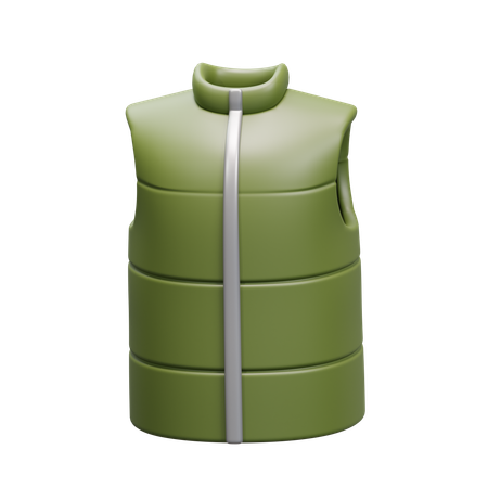 Down vest  3D Icon