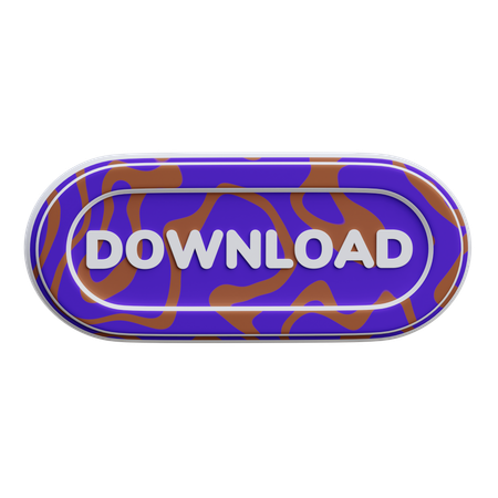 Downlaod Button  3D Icon