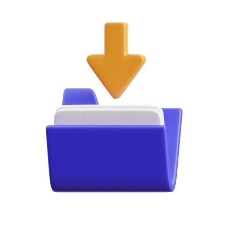 Downlaod File  3D Icon