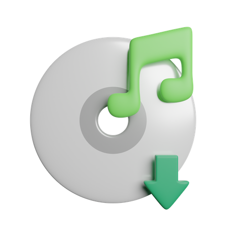 Download Audio Music  3D Icon