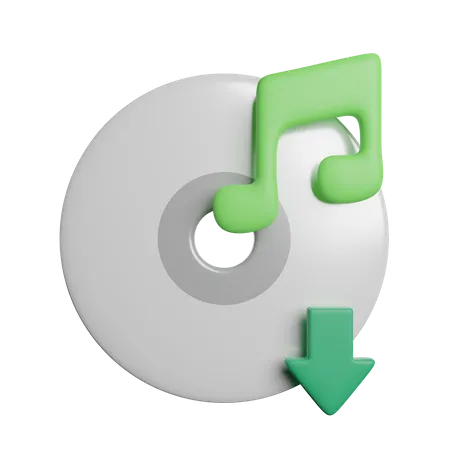 Download Audio Music  3D Icon