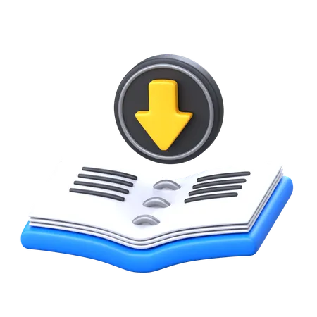 Download Book  3D Icon