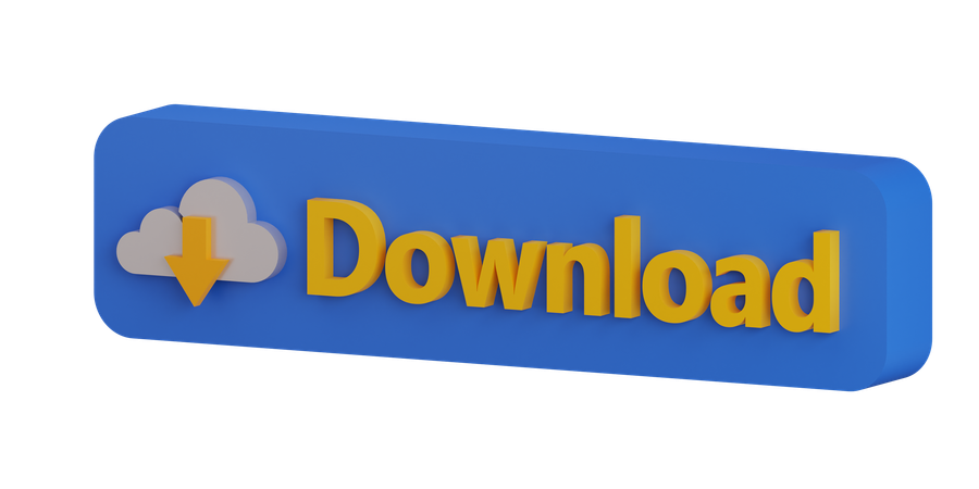 Download Button  3D Icon