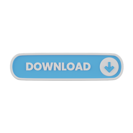 Download Button  3D Icon