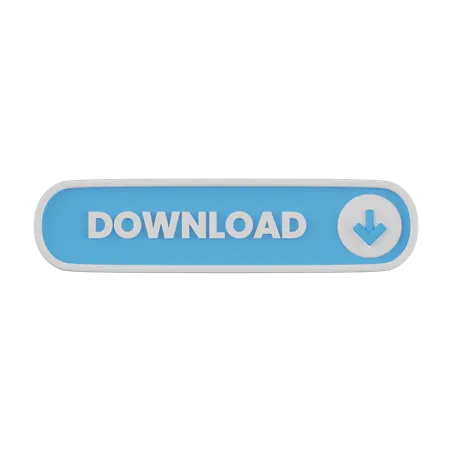 Download Button  3D Icon