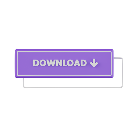 Download Button  3D Icon