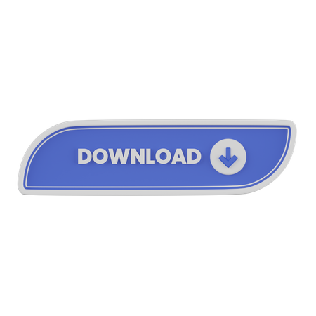 Download Button  3D Icon