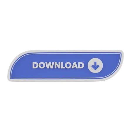 Download Button  3D Icon