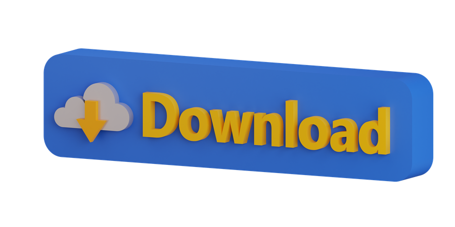 Download Button  3D Icon
