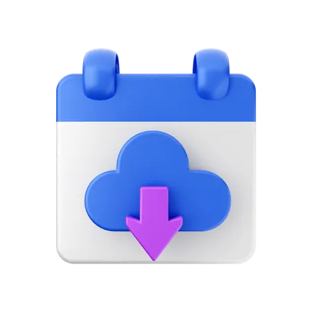 Download Calendar  3D Icon