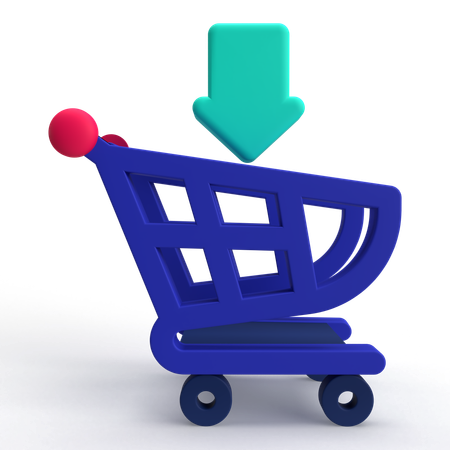 Download Cart  3D Icon