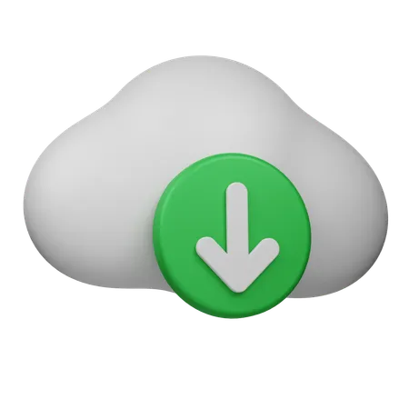 Download Cloud  3D Icon