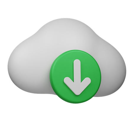 Download Cloud  3D Icon