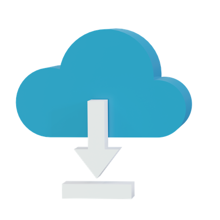 Download Cloud  3D Icon