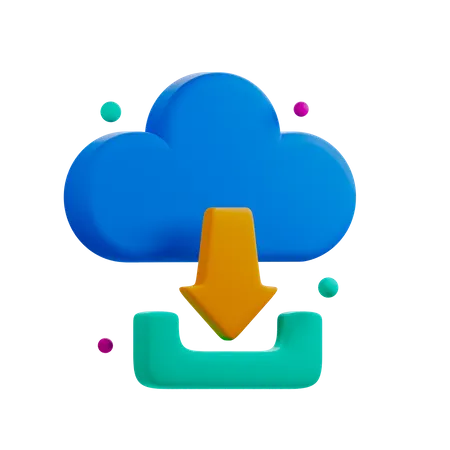 Download Cloud  3D Icon