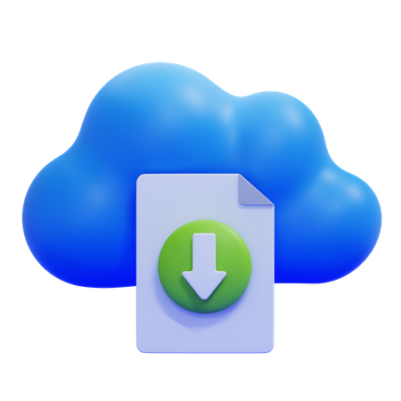 Download Content  3D Icon