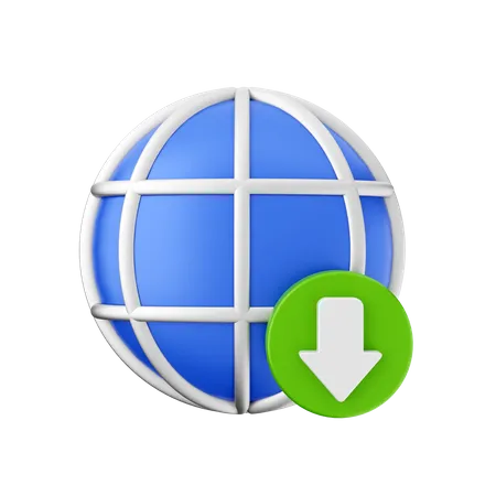 Download da Internet  3D Icon