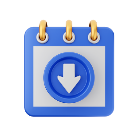 Download Date 3D Icon