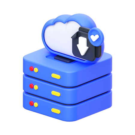 Download de dados do servidor  3D Icon