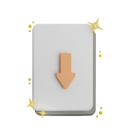 Download Document  3D Icon