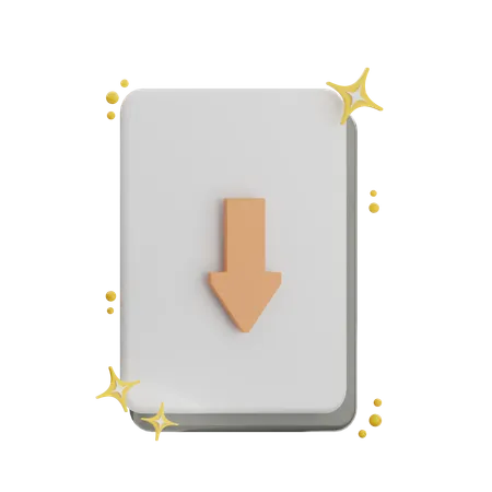 Download Document  3D Icon