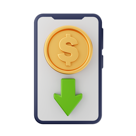 Download Dollar Coin  3D Icon