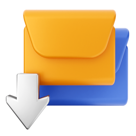 E-Mail-Nachricht herunterladen  3D Icon