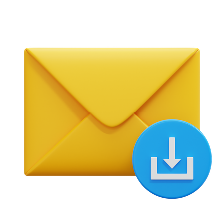 Download Email  3D Icon