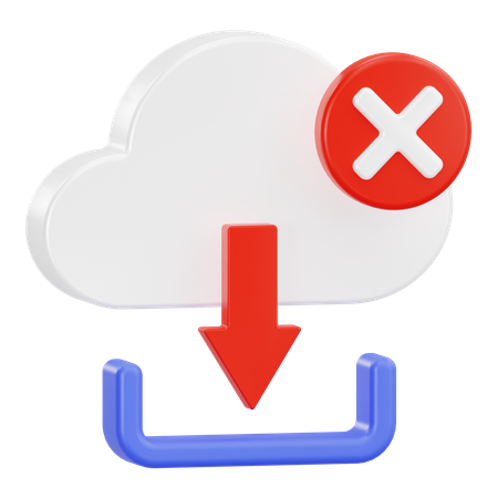 Download failed  3D Icon