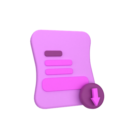 Download file  3D Icon