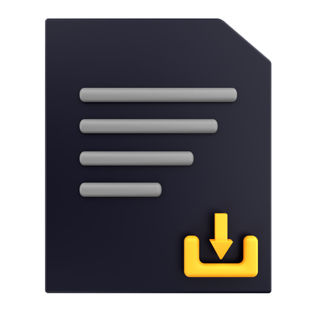 Download File  3D Icon