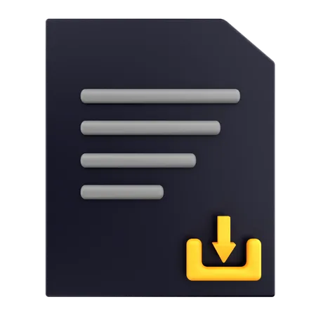 Download File  3D Icon