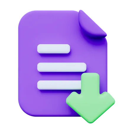 Download File  3D Icon