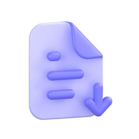 Download File  3D Icon