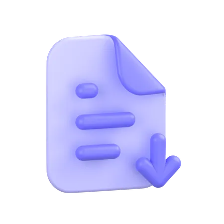 Download File  3D Icon