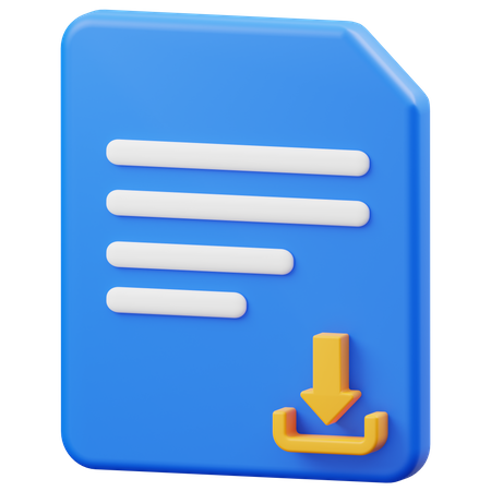 Download File  3D Icon