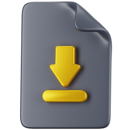 Download File  3D Icon