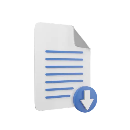 Download File  3D Icon