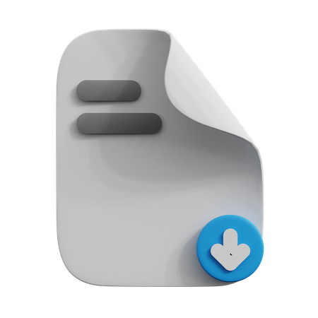 Download File  3D Icon