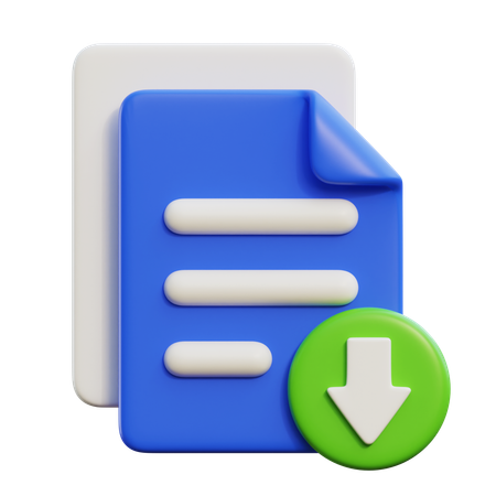 Download File  3D Icon