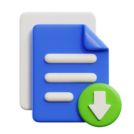 Download File  3D Icon