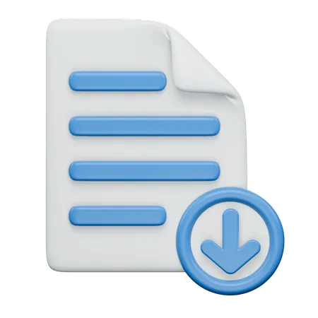 Download File  3D Icon