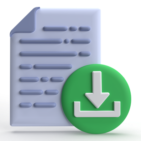 Download File  3D Icon