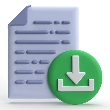 Download File  3D Icon