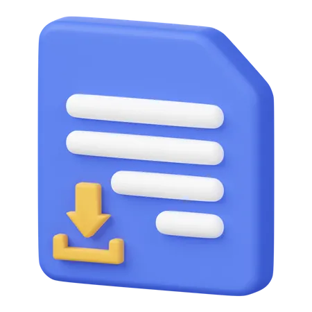 Download File  3D Icon